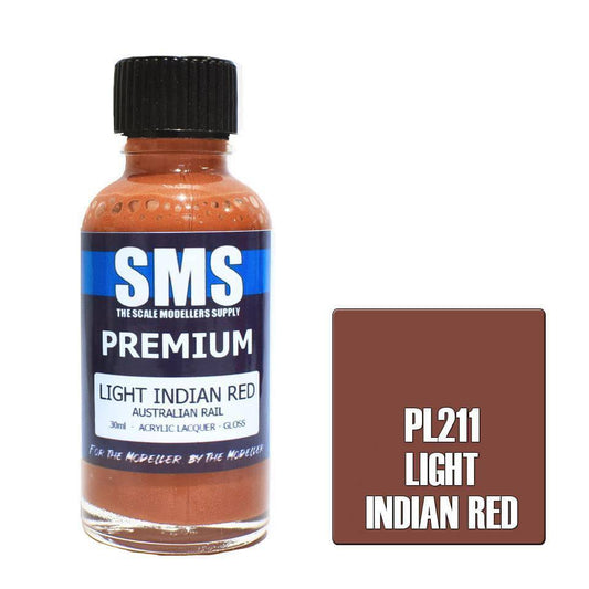 Premium LIGHT INDIAN RED 30ml - Aussie Hobbies 