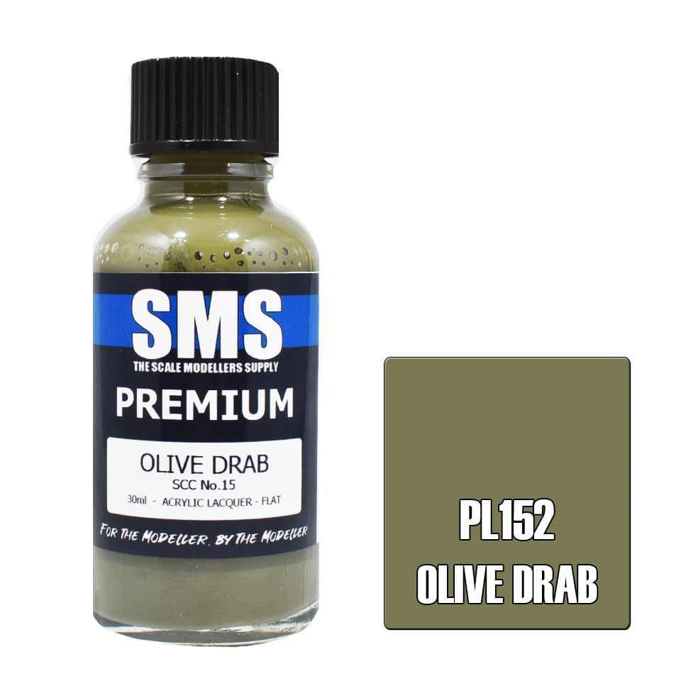 Premium OLIVE DRAB SCC No.15 30ml - Aussie Hobbies 
