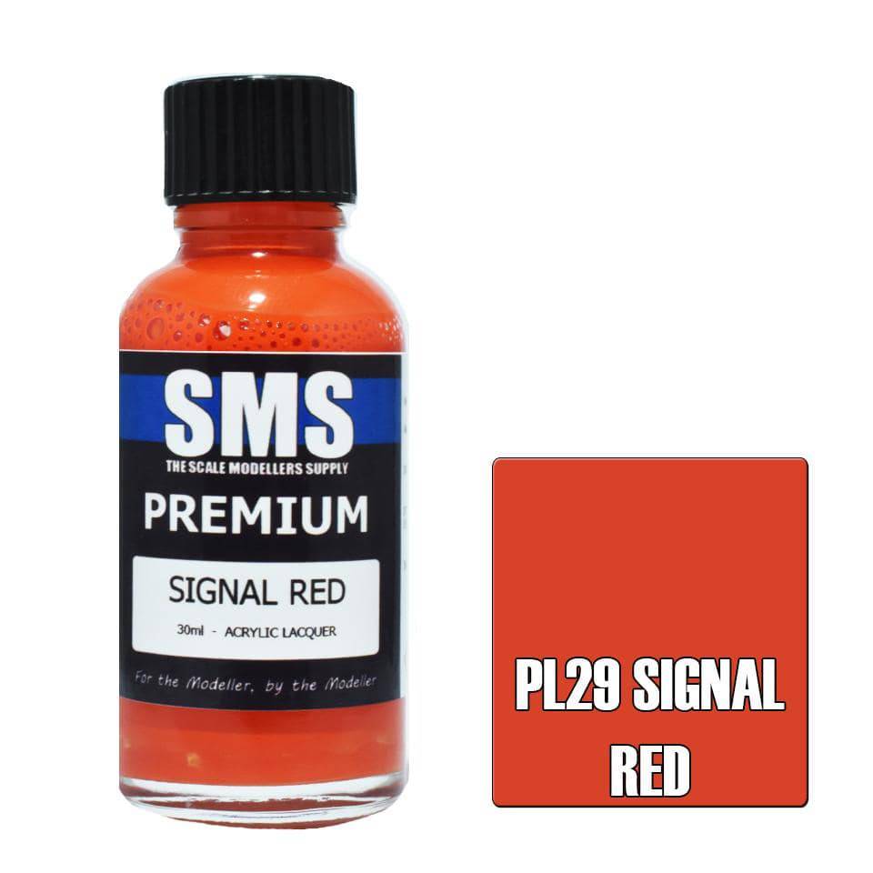Premium SIGNAL RED 30ml - Aussie Hobbies 
