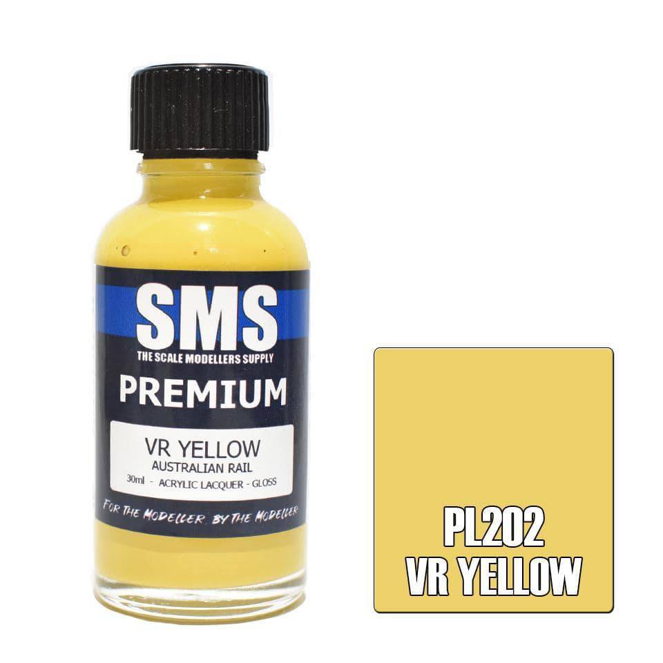 Premium VR YELLOW (AUSTRALIAN RAIL) 30ml - Aussie Hobbies 