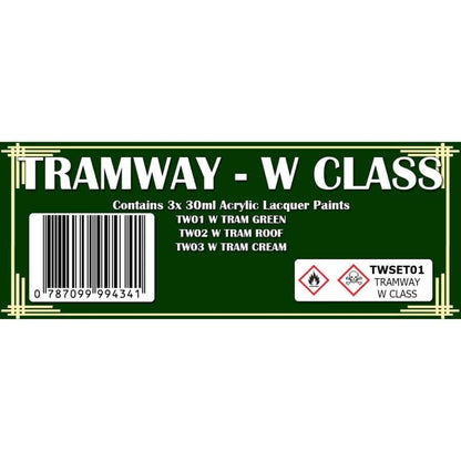 TRAMWAY - W CLASS Colour Set - Aussie Hobbies 