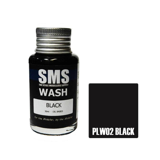 Wash BLACK 30ml - Aussie Hobbies 