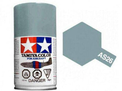 AS-26 Tamiya Colour Spray Paint - Light Ghost Grey - Aussie Hobbies 