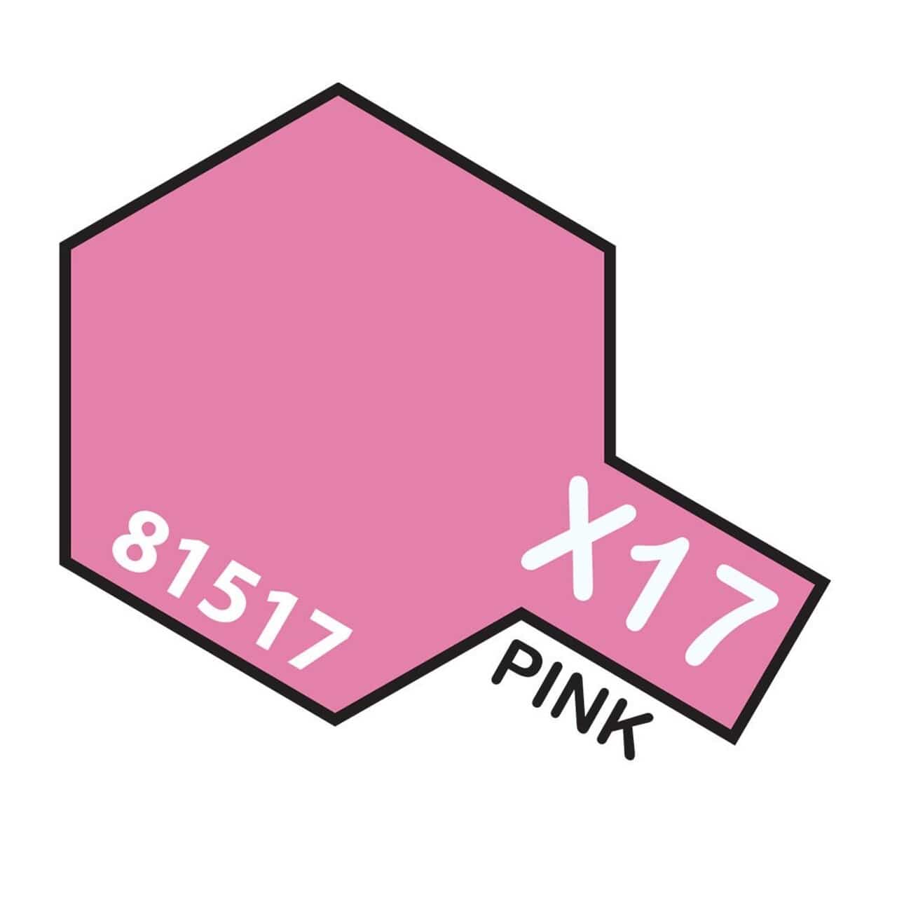 Tamiya - Mini Acrylic Pink X-17 - Aussie Hobbies 