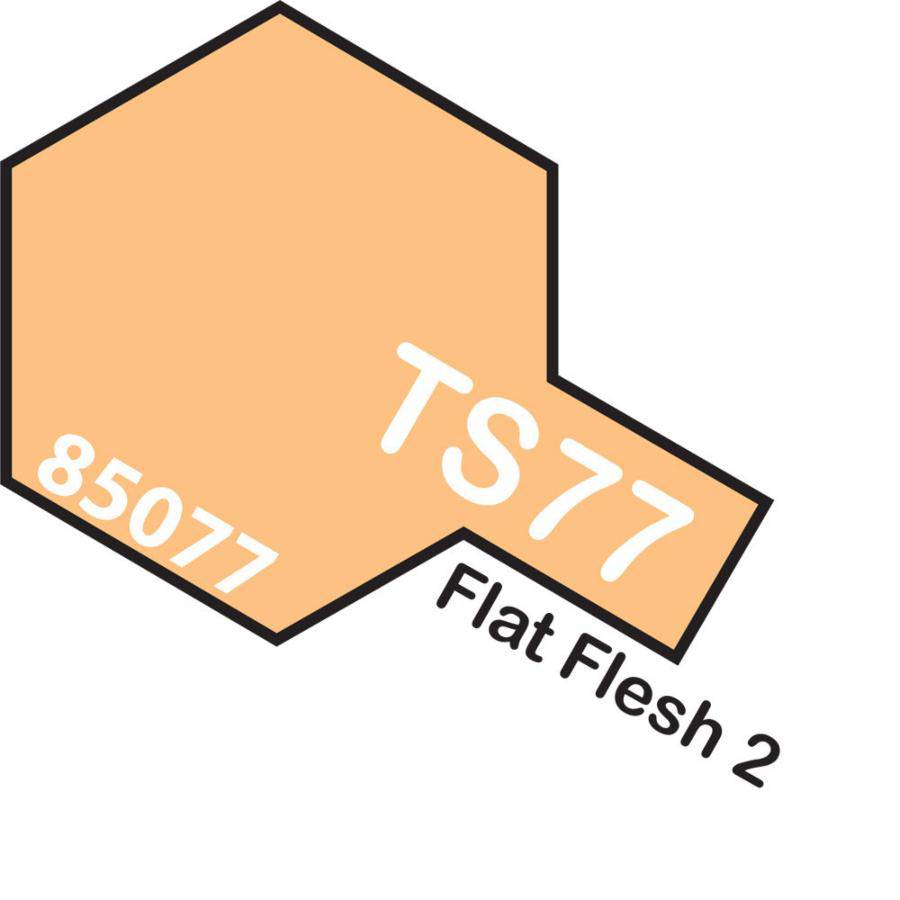 Tamiya Spray Paint Flat Flesh TS-77 - Aussie Hobbies 