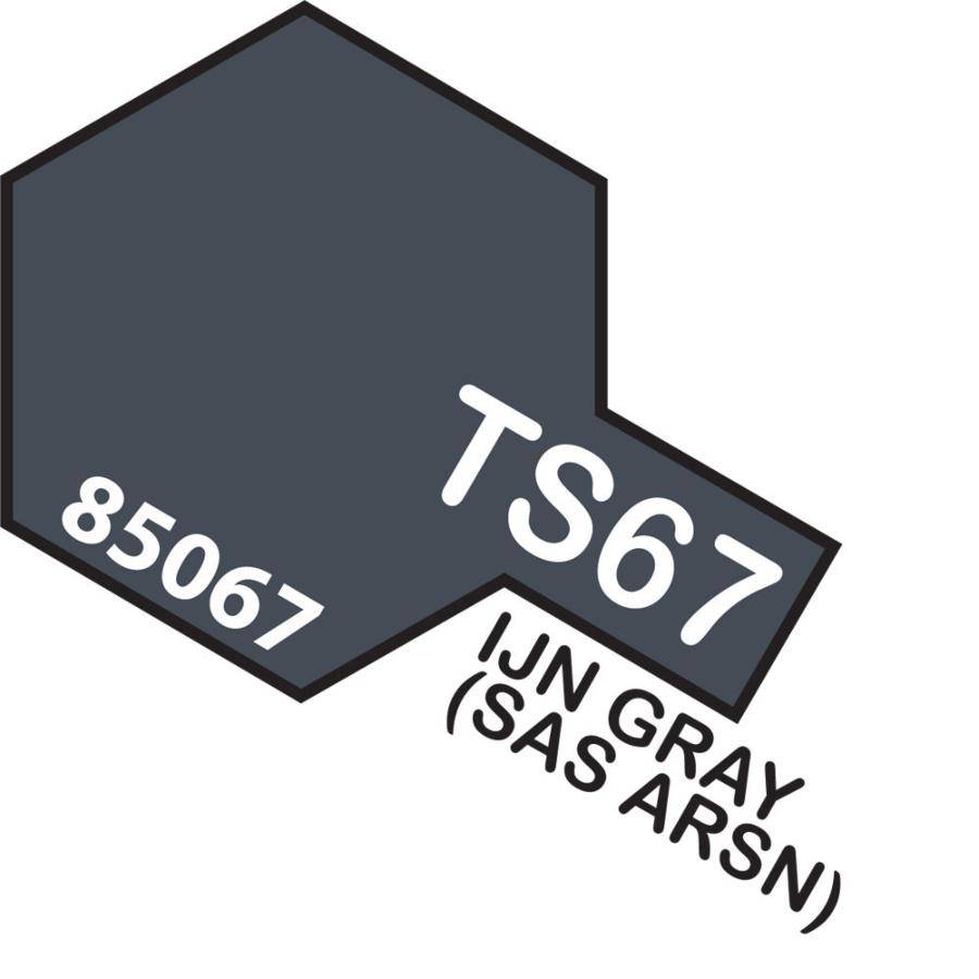 Tamiya Spray Paint IJN Grey Sasebo TS-67 - Aussie Hobbies 