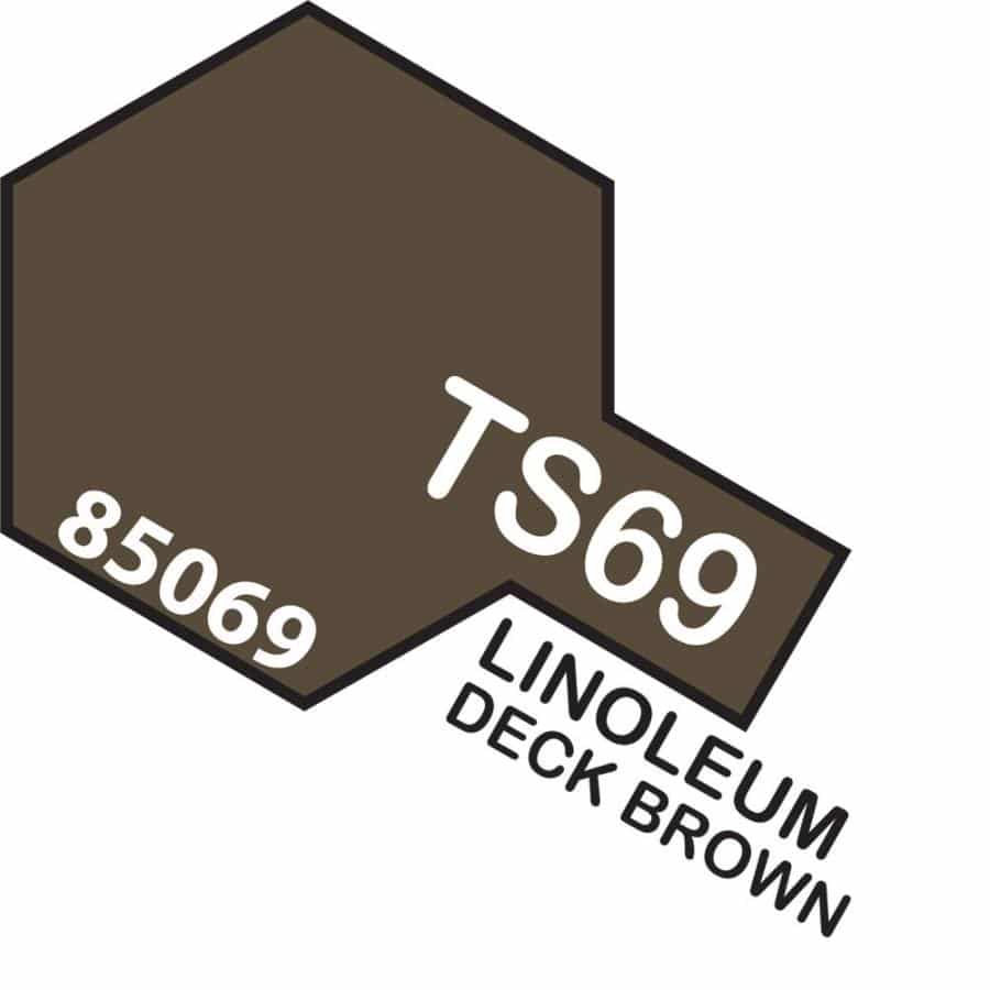 Tamiya Spray Paint Linoleum Deck Brown TS-69 - Aussie Hobbies 