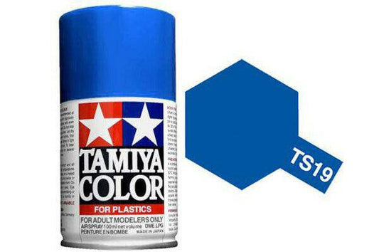 Tamiya - Spray Paint Metallic Blue TS-19 - Aussie Hobbies 