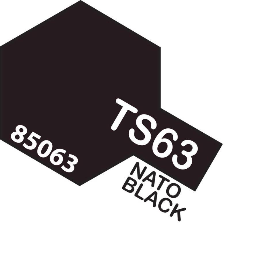Tamiya Spray Paint Nato Black TS-63 - Aussie Hobbies 