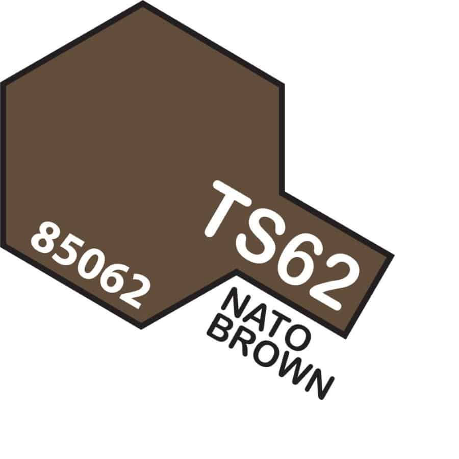 Tamiya Spray Paint Nato Brown TS-62 - Aussie Hobbies 