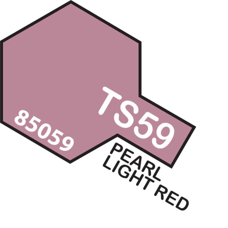 Tamiya Spray Paint Pearl Light Red TS-59 - Aussie Hobbies 