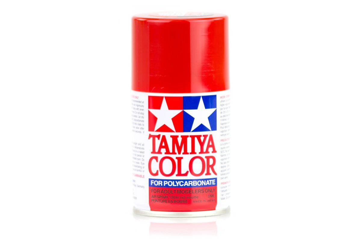 Tamiya - Spray Paint Polycarbonate Bright Mica Red PS-60 - Aussie Hobbies 