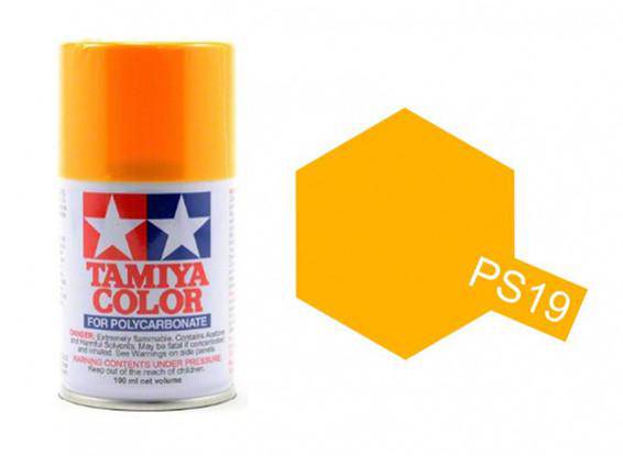 Tamiya - Spray Paint Polycarbonate Camel Yellow PS-19 - Aussie Hobbies 