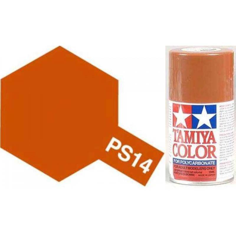 Tamiya - Spray Paint Polycarbonate Copper PS-14 - Aussie Hobbies 