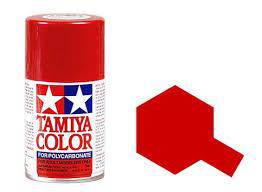 Tamiya - Spray Paint Polycarbonate Metallic Red PS-15 - Aussie Hobbies 