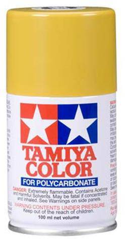 Tamiya - Spray Paint Polycarbonate Mustard Yellow PS-56 - Aussie Hobbies 