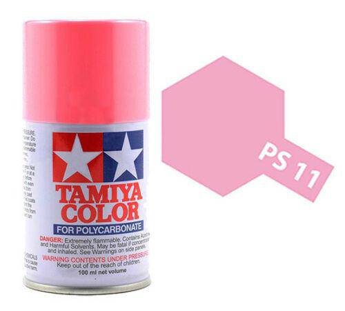 Tamiya - Spray Paint Polycarbonate Pink PS-11 - Aussie Hobbies 