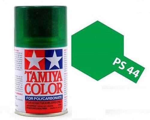 Tamiya - Spray Paint Polycarbonate Translucent Green PS-44 - Aussie Hobbies 