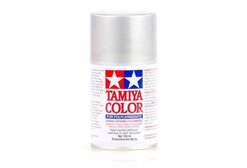 Tamiya - Spray Paint Polycarbonate Translucent Silver PS-36 - Aussie Hobbies 