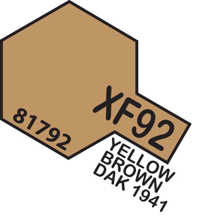 Tamiya Yellow Brown DAK 1941 XF-92 - Aussie Hobbies 