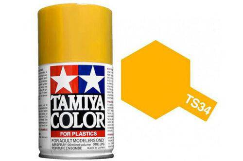 Tamiya Spray Paint - Camel Yellow TS-34 - Aussie Hobbies 