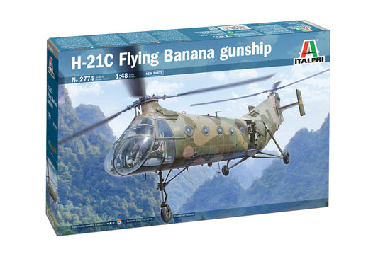 Italeri - H-21C Flying Banana Gunship 1:48 - Aussie Hobbies 