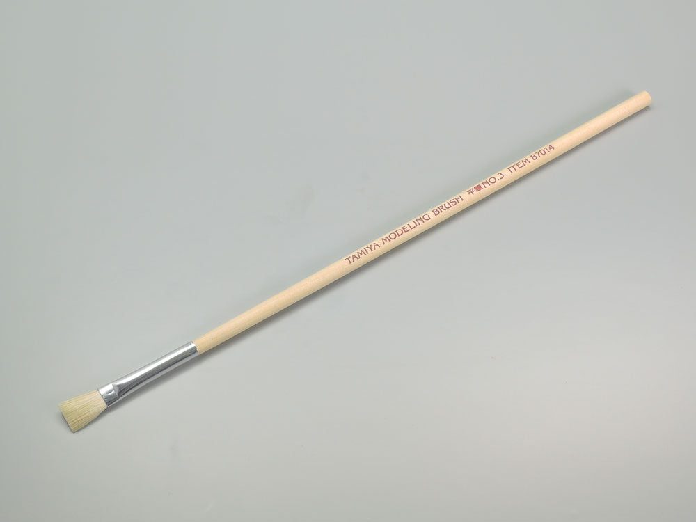 Tamiya Flat Brush No.3 - Aussie Hobbies 