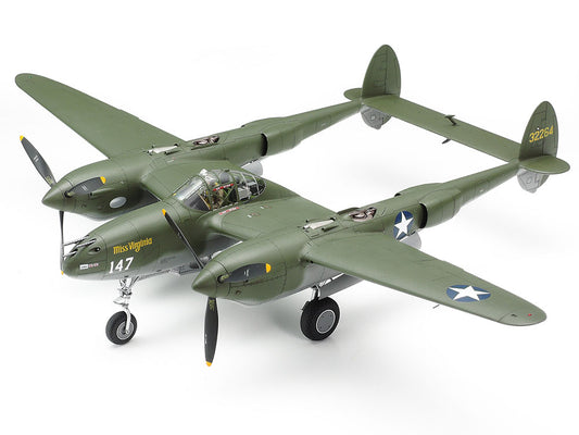Tamiya Lockheed® P-38®F/G Lightning® 1:48 Plastic Model Kit - Aussie Hobbies 