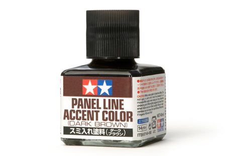 Tamiya Panel Line Accent Color (Dark Brown) - Aussie Hobbies 