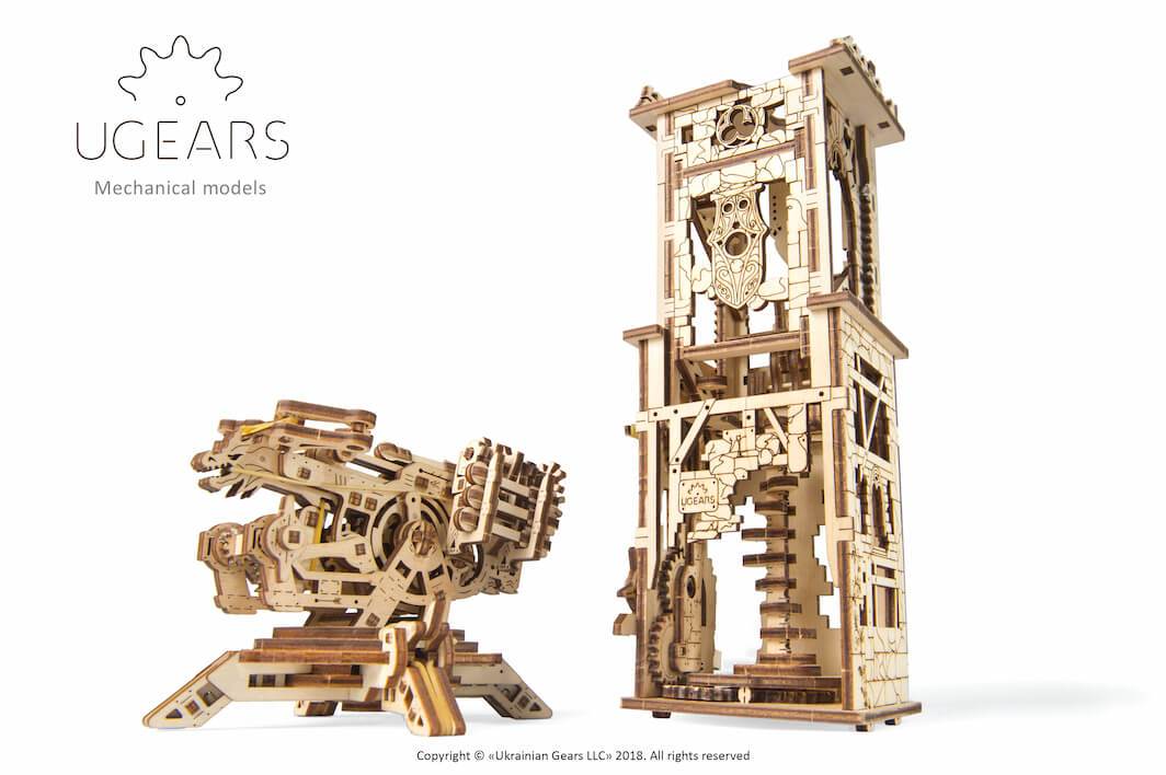 Archballista Tower mechanical model kit - Aussie Hobbies 
