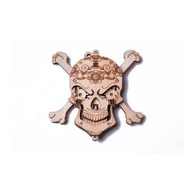 Wood Trick Skull Wooden Model Kit – eco-friendly 3D wooden puzzle.