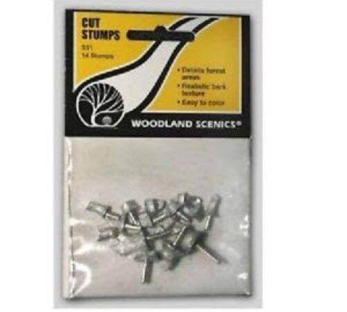Woodland Scenics - CUT STUMPS S31 - 14 STUMPS - Aussie Hobbies 