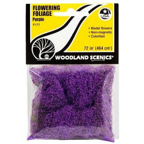 Woodland Scenics - FLOWERING FOLIAGE F177- PURPLE - Aussie Hobbies 