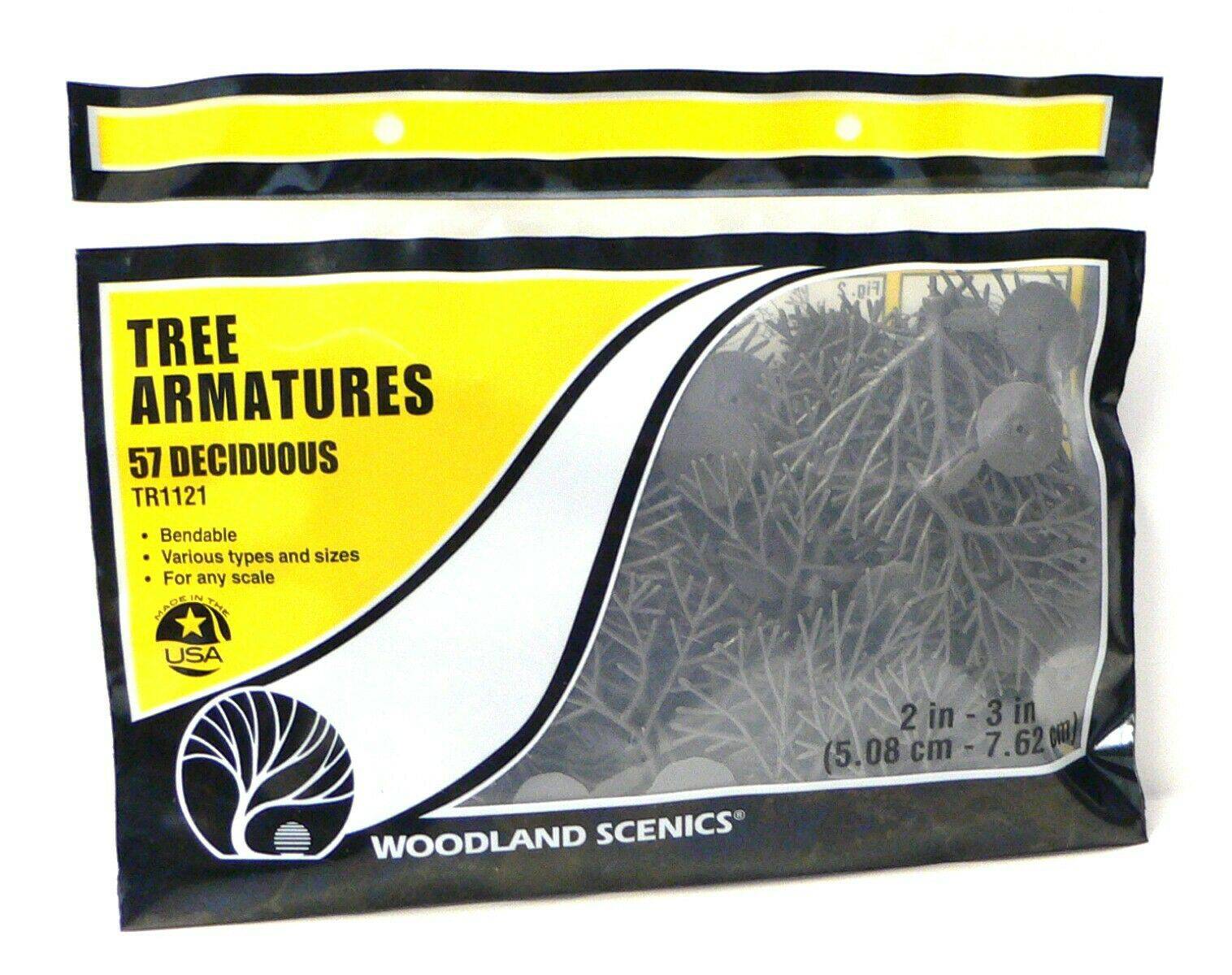 Woodland Scenics - TREE ARMATURES TR1121 - 57 DECIDUOUS - Aussie Hobbies 