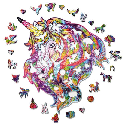 WoodTrick - Sparkle Unicorn Puzzle - Aussie Hobbies 