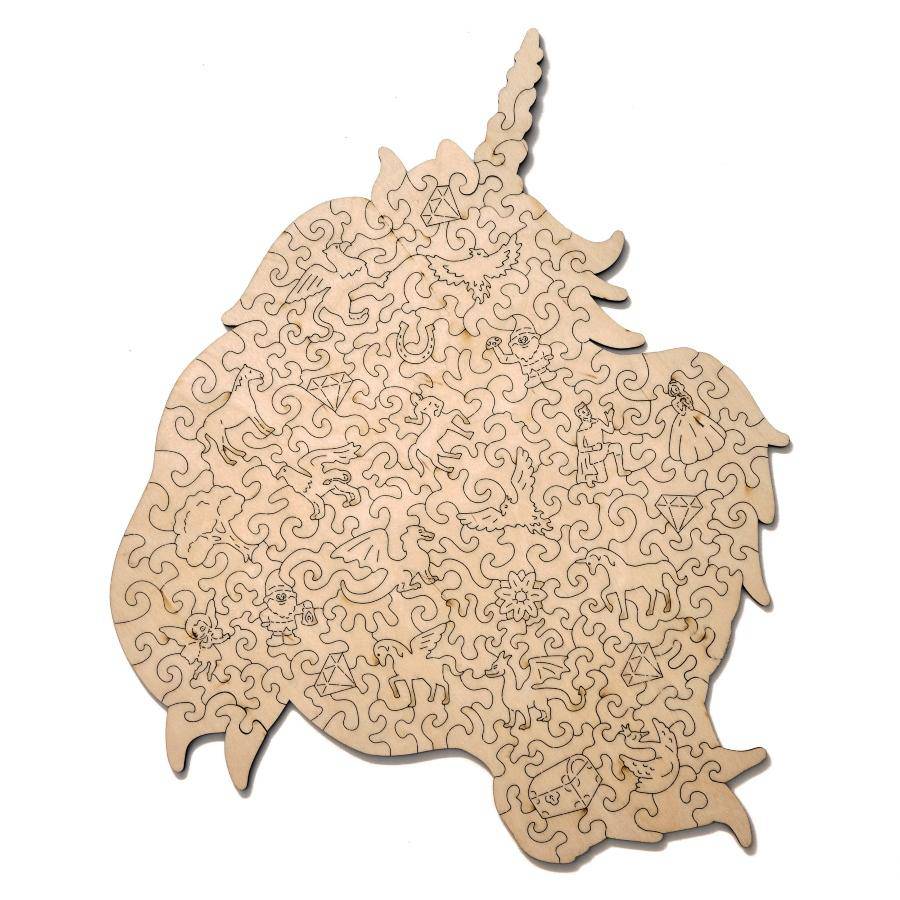 WoodTrick - Sparkle Unicorn Puzzle - Aussie Hobbies 