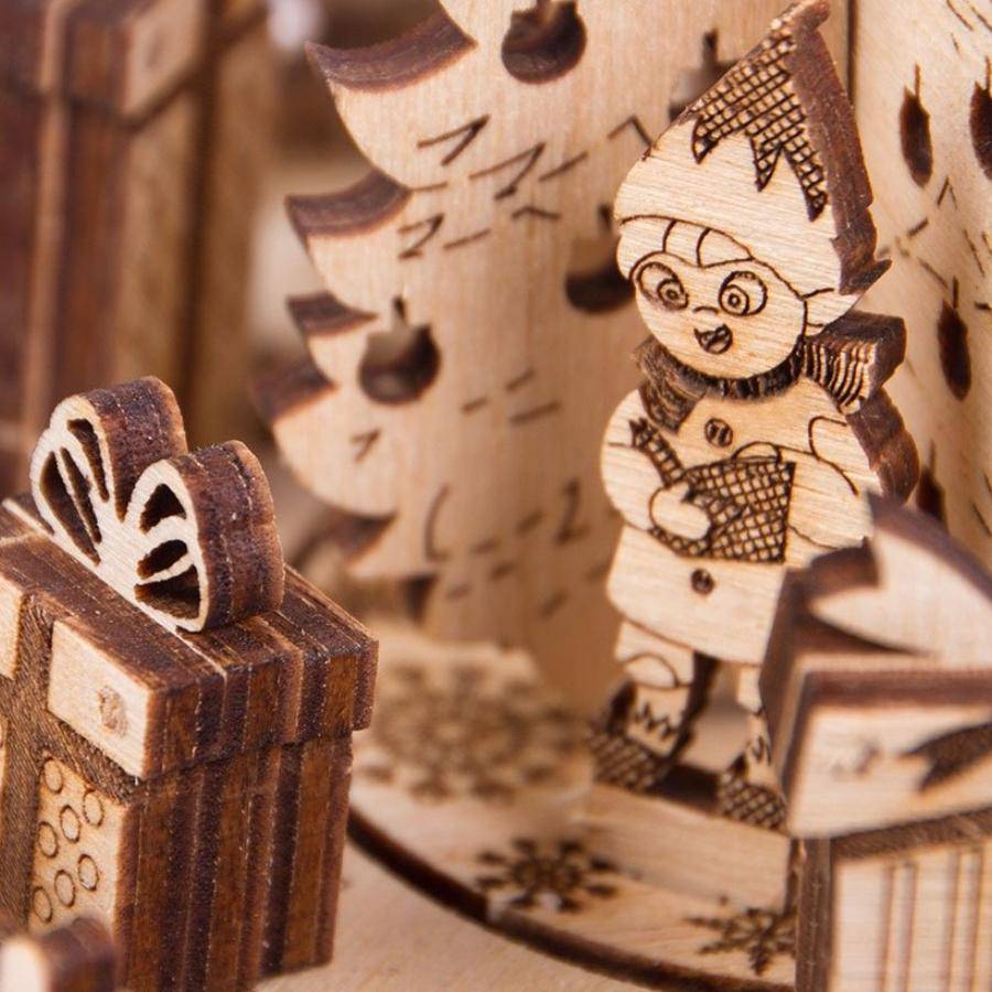 WoodTrick - Gifts From Santa Wooden Model Kit - Aussie Hobbies 