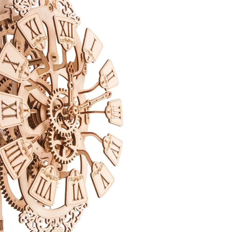 Wood Trick Pendulum Clock Wooden Model Kit Aussie Hobbies